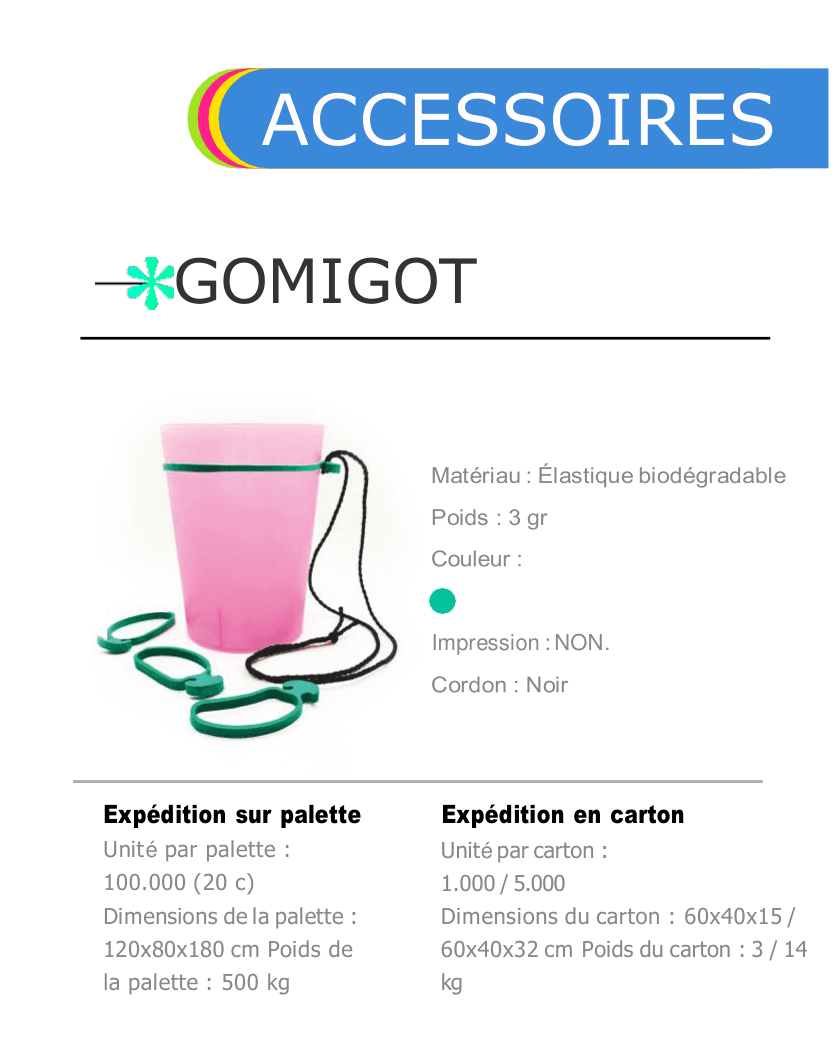 GOMIGOT — gobelet réutilisable