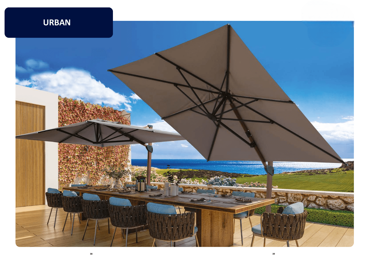 URBAN — parasol professionnel
