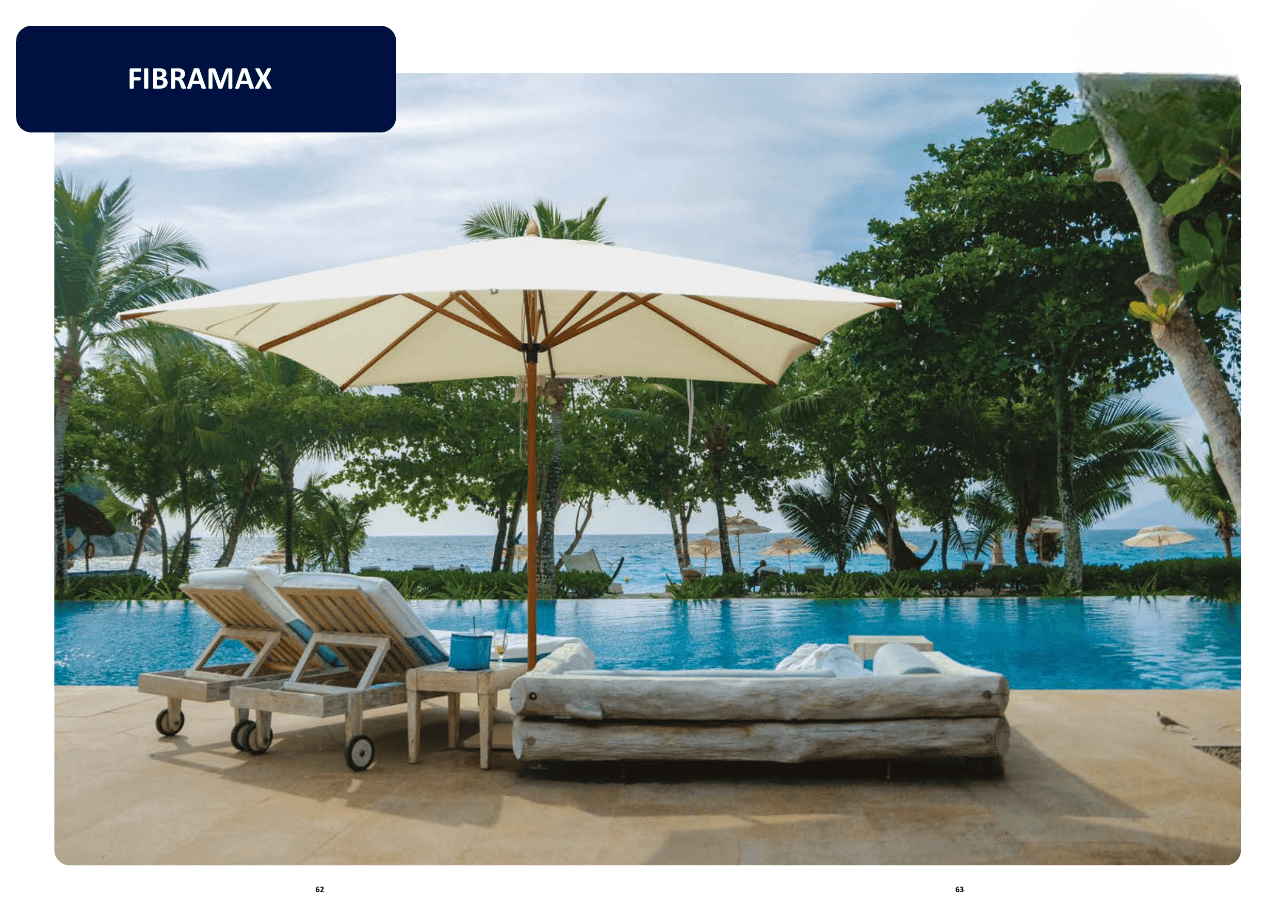 FIBRAMAX — parasol professionnel