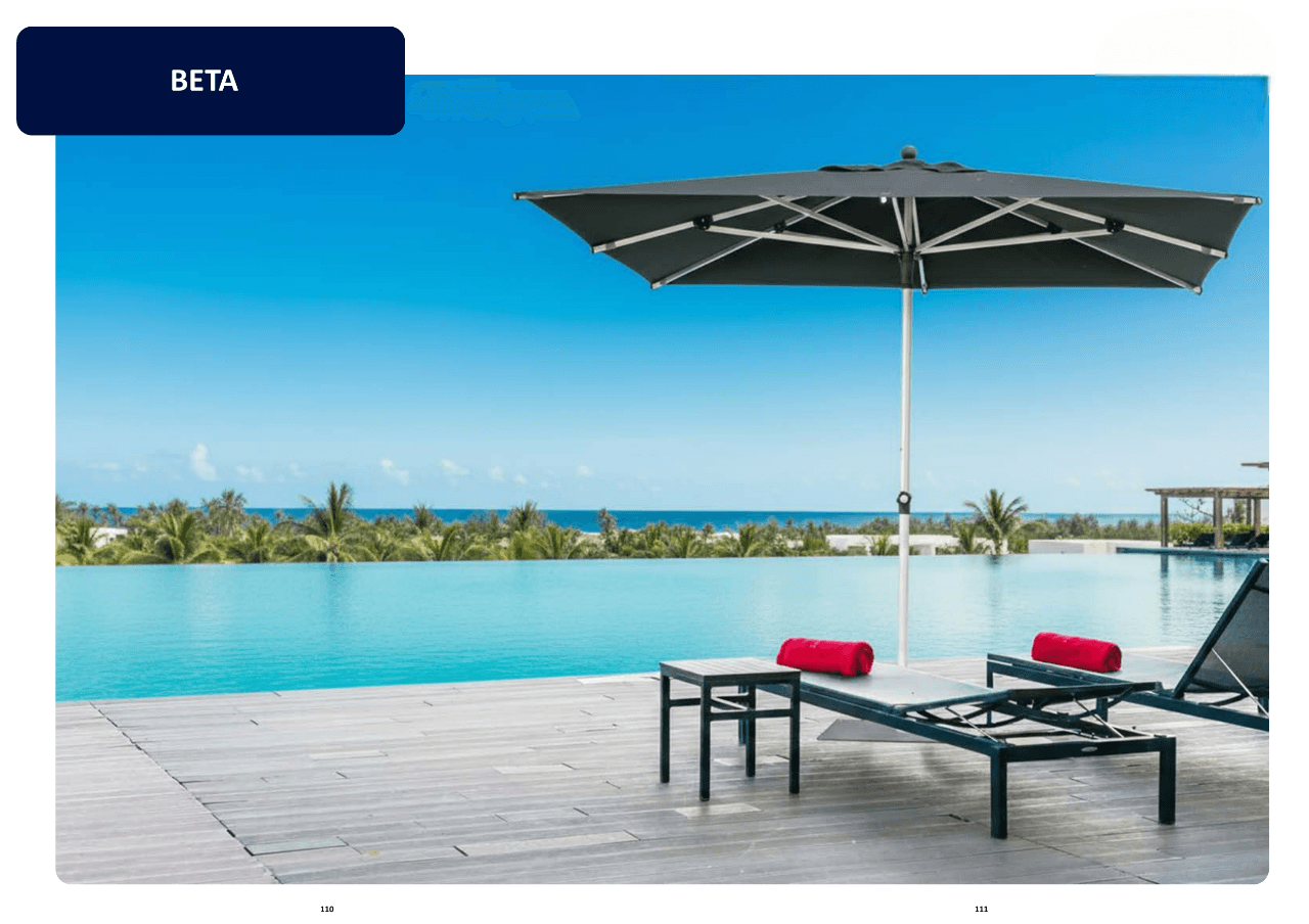 BETA — parasol professionnel