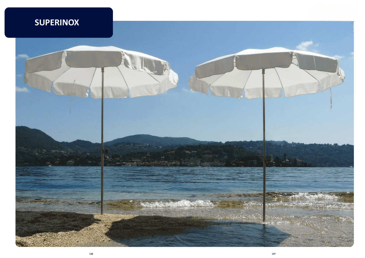 SUPERINOX — parasol professionnel